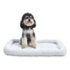 AmazonBasics Padded Pet Bolster Bed - 29 x 19 inches