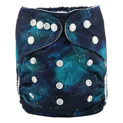 Sigzagor Baby Pocket Diaper Nappy Reusable Washable 8lbs to 36lbs