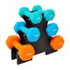 Signature Fitness Rubber Coated Hex Dumbbell Weight